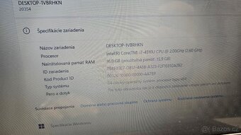 Starší výkonný notebook Lenovo - 5