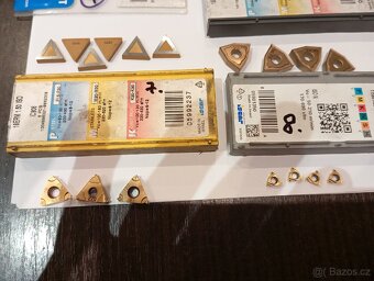 CNC obrábění, břity výměnné nové, obráběcí destičky - 5