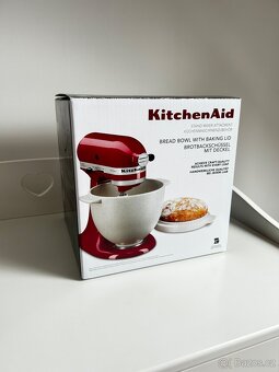 KitchenAid keramická mísa s víkem na pečení chleba NOVÉ - 5