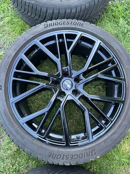 Prodám alu Brock 5x112 r22 zimní pneu 285/40/22 - 5