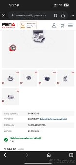 Nastavovací prvek, klapka (sací potrubí) ESEN SKV 96SKV016 - 5