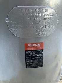 Kompresor bezolejový 50l, 1500W, 8 bar, 63 dB - 5