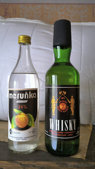 Alkohol - vodka, griotte - starý, archivní, retro alk. - 5