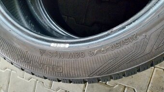 Prodám 2 x celoroční pneu Vredestein 215/50/18 - 5