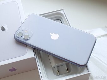 APPLE iPhone 11 64GB Purple - ZÁRUKA - 100% BATERIE - 5