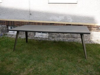 Jídelní stůl City – 230 cm – antracit / kovové nohy - 5