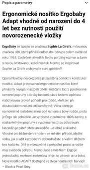 Nosítko Ergobaby Adapt - 5