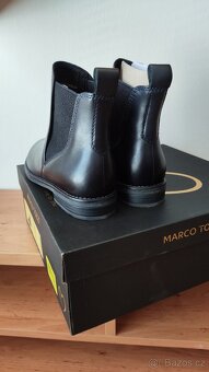 Kotníkové boty Marco Tozzi, tmavě modré - 5