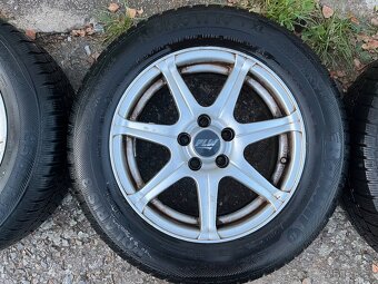 Alu kola 5x100, Škoda, VW, Seat atd, 195/65/15 6mm zimní - 5