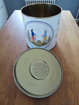 PLECHOVÁ DÓZA HB HENRIOT QUIMPER - 5