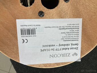 Zircon kabel FTP 5e CCAPE 305m černý, závěsný - venkovní - 5