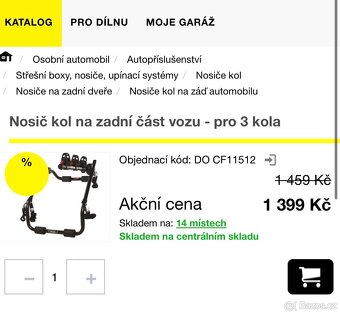 Nosič kola na auto - 5