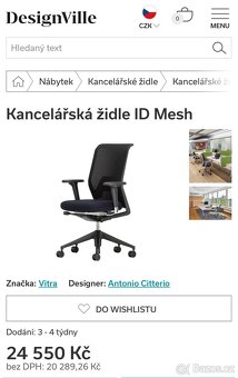 kancelářská židle Vitra ID Mesh - top stav - 5