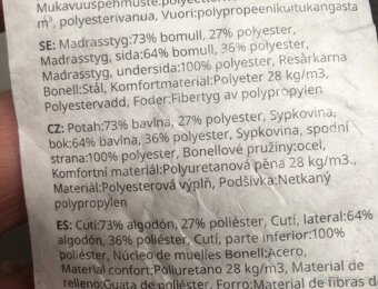 pružinová matrace Ikea - 5