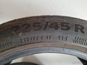 Prodám letní pneu 225/45/17 Continental sport contact 6 - 5