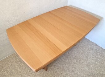 Nový rozkládací stůl buk 93x152+3x45 cm - 5