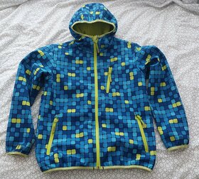 Zimní, jarní/podzimní bunda, větrovka, sofshell vel. 110-158 - 5