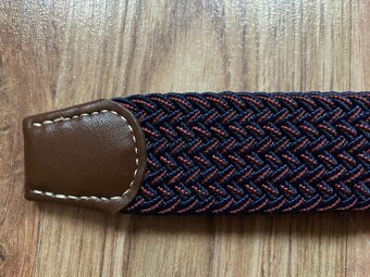 Nový pánský pružný opasek Bandi - S/M - tmavě vínový - 5