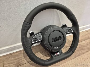 VOLANT AUDI KOŽENÝ MULTIFUNKCNY s AIRBAGOM + PADLA - 5