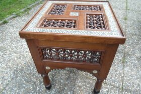 Starožitný stůl- křeslo - stolek - 5