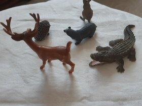 58.Zvířata zn. SCHLEICH, jelen, krokodýl atd - 5