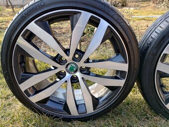 Originál ALU kola Škoda Fabia / Rapid R17 + letní pneu - 5