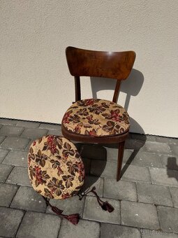 Starožitné Art Deco jídelní židle Thonet, 30. léta - 5