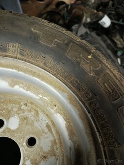 nové pneu i s disky 195/55 r10c - 5