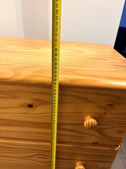 Dřevěná komoda s šuplíky 100x80x43 - 5