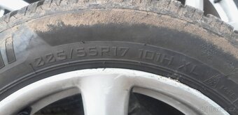 Alu kola ,zimní pneu 225/55r17 - 5