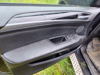BMW e70 x5 výplň dveří Černá kůže 4.ks komplet - 5