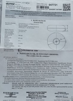 LPG nádrž 47l venkovní - 5