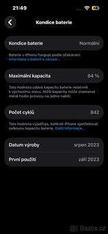 iphone 15 128gb stav jako nový - 5