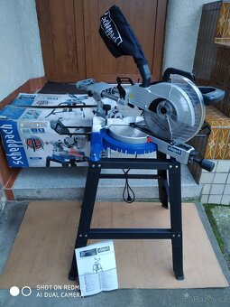 Prodám VELKOU NEPOUŽITOU pokosovou pilu s posuvem Scheppach - 5
