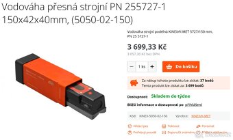 Vodováha strojní kinex - 5