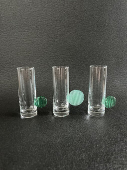 6x panák s držátkem 70ml, Crystalex Nový Bor - 5
