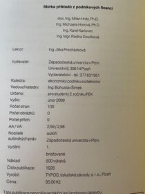 Sbírka příkladů z podnikových financí - Hrdý - 5