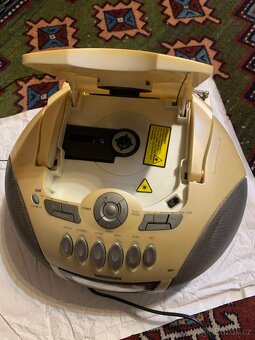 Radiomagnetofon + CD, walkman, reproduktory, CD player - 5