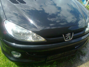 Peugeot 206 cc,1.6i,cabrio,č.met.EXL,nehavarované,jen díly - 5