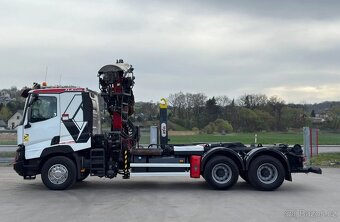 Renault C520 - 6x4 - Nosič kontejnerů + HR-KESLA 2111 - 5