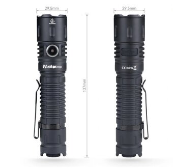 svítilna taktická Wurkkos TD04 3000 L, USB, 21700 - 5