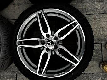 Originál alu kola Mercedes 5x112 R19 w213 zimní Michelin - 5
