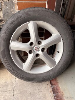Suzuki SX4 16” original kola, letní pneu - 5
