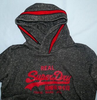 Tmavě šedá mikina, vel. XL, zn. Superdry - 5