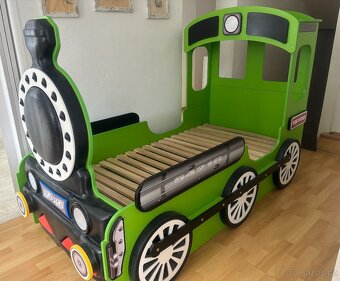 Dětská postel mašinka (lokomotiva) - 5