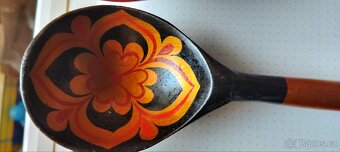 Dřevěné ručně malované lžíce SSSR - 5