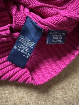 Ralph Lauren Polo růžový svetr - 5