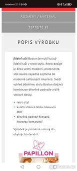 Kulatý jídelní stůl - 5