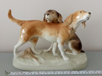 Porcelánová soška psi - 5