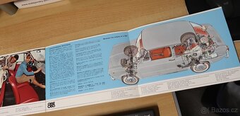 ORIG. PĚKNÝ PROSPEKT FIAT 850, FRANCOUZKY, 12 STRAN, VEL. A4 - 5